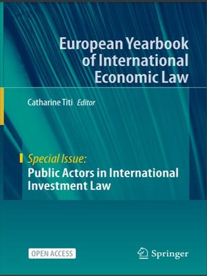 cover image of Public Actors in International Investment Law
